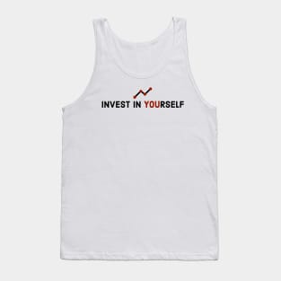 Empowerment Through Self-Investment: A Bold Typography Design Tank Top